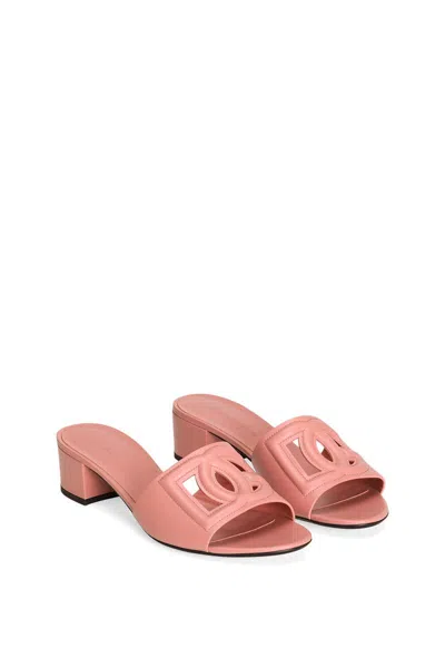 Dolce & Gabbana 40mm Bianca Sandals In Pink