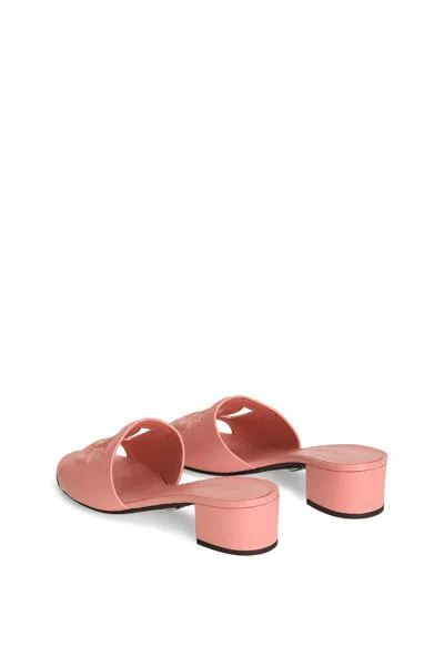 Dolce & Gabbana 40mm Bianca Sandals In Pink
