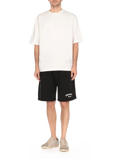 Dsquared2 Short-sleeved T-shirt In White