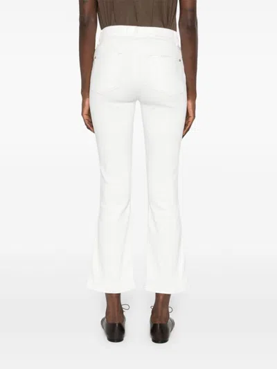 Shop 7 For All Mankind Trousers In White