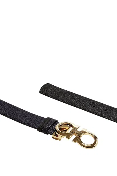 Ferragamo Salvatore  Belts In Myrtle/black