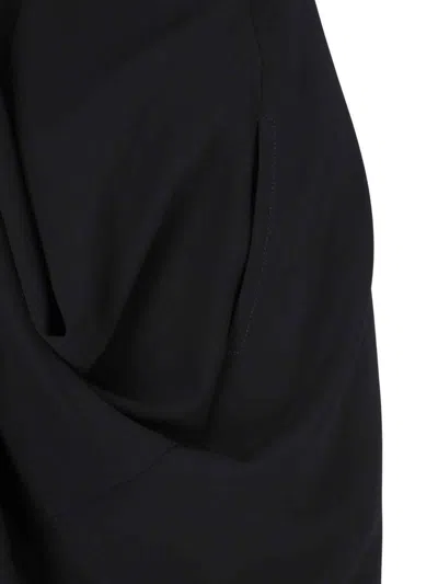 Aspesi Knee Length Dress Fitted Bodice In Black