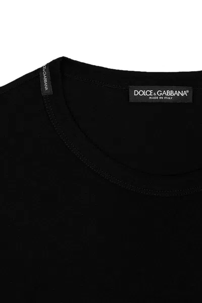 Shop Dolce & Gabbana T-shirts And Polos In Black