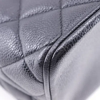 Pre-owned Chanel Caviar Skin Black Caviar Leather Tote Bag ()