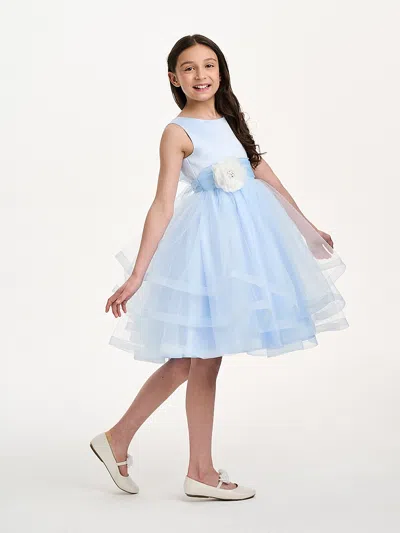 Iame Girls Fairy Frost Dress In Blue