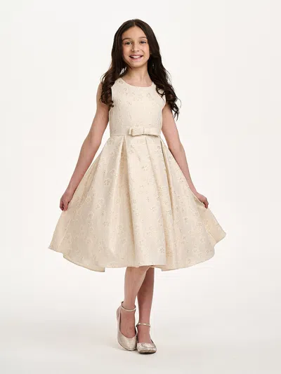 Iame Girls Golden Glow Dress In Gold