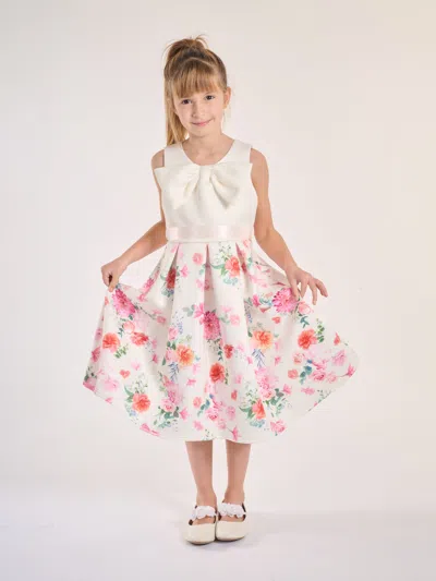 Iame Girls Botanical Beauty Dress In White