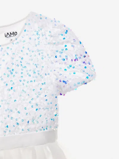 Iame Girls Diamond Dazzle Dress In Blue