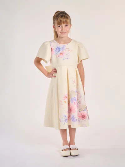 Iame Girls Sunlight Serenade Dress In Yellow