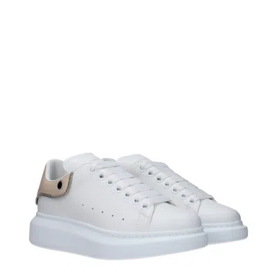 Alexander Mcqueen Logo-print Leather Sneakers