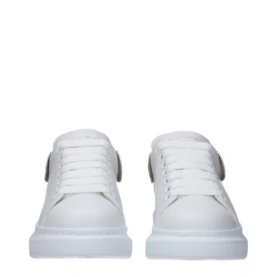 Alexander Mcqueen Logo-print Leather Sneakers