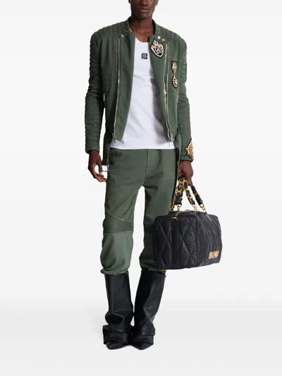 Balmain Logo-embroidered Tank Top