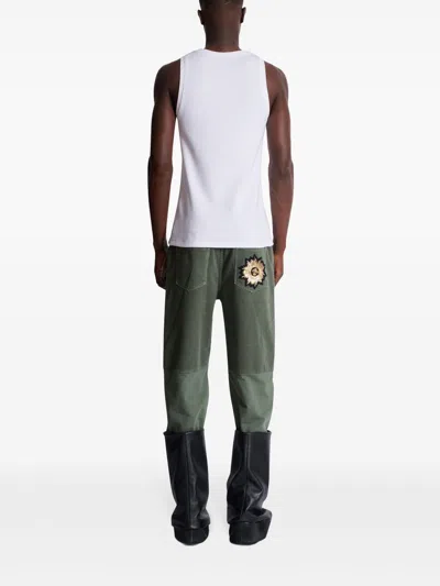 Balmain Logo-embroidered Tank Top