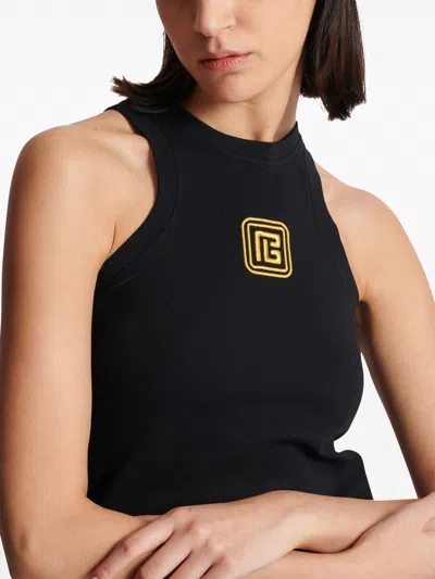 Balmain Sleeveless Top With Pb