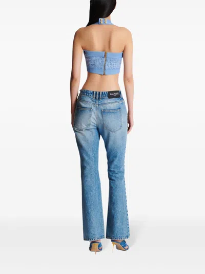 Balmain Monogram Sleeveless Top