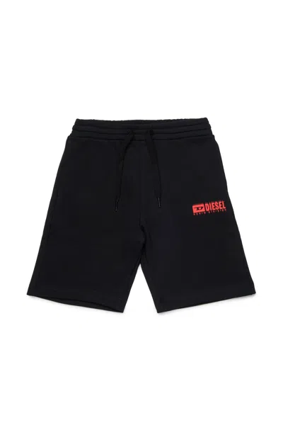 Diesel Pbasel Track Shorts In Red