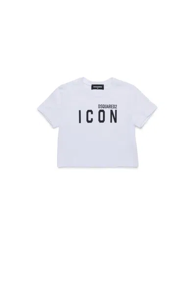 Dsquared2 Logo-print Short-sleeve T-shirt In White