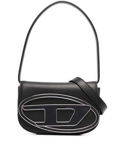 Diesel Xs 1dr Smooth Leather Top Handle Bag In Black