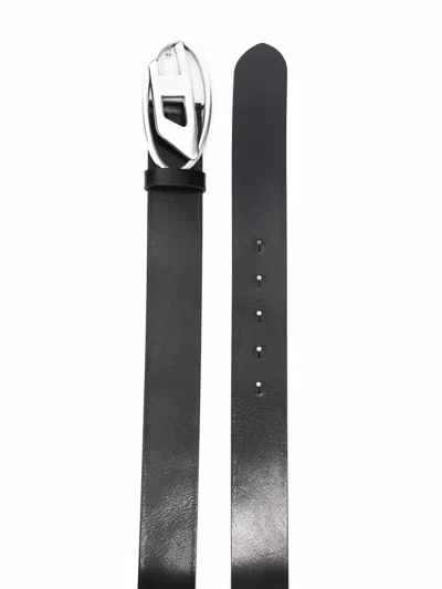 Diesel 1dr Logo-buckle Leather Belt
