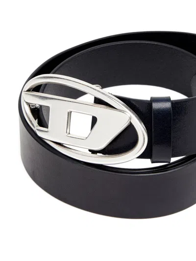 Diesel 1dr Logo-buckle Leather Belt
