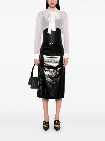 Dolce & Gabbana Schluppenhemd Aus Chiffon
