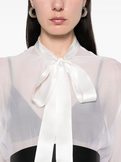 Dolce & Gabbana Schluppenhemd Aus Chiffon