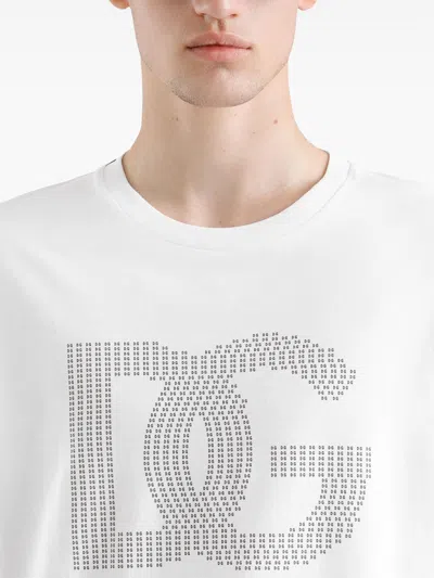 Dolce & Gabbana White Dg Logo T-shirt