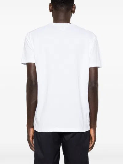 Dsquared2 'cool Fit Tee' White T-shirt With Logo Print On The Front In Cotton Man