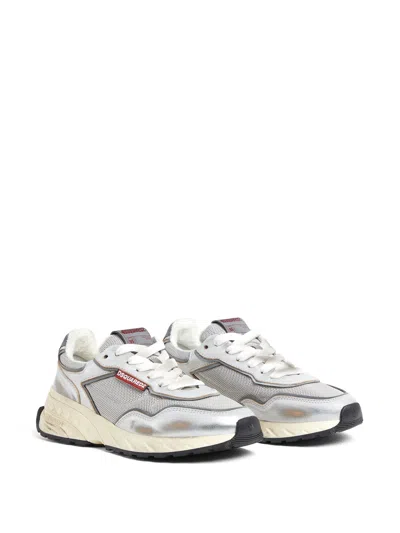 Dsquared2 Modern Sneakers With Leather And Mesh In Multi