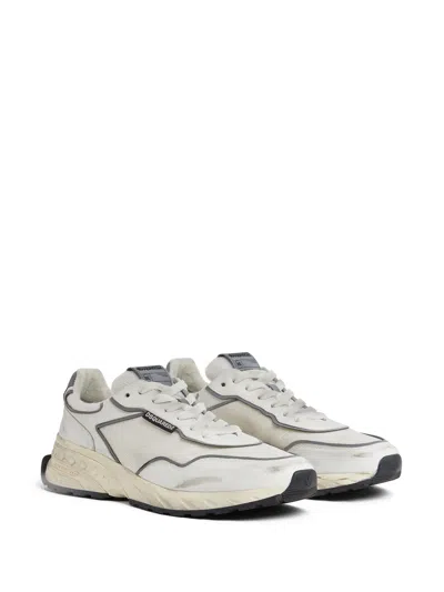 Dsquared2 Dynamic Leather Mesh Sneakers In Multi