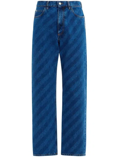 Marni Relaxed Fit Black Jeans In Black