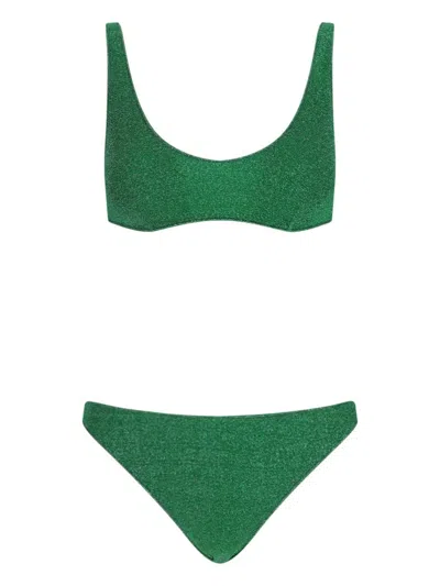 Oseree Bikini Set With Luminous In Green