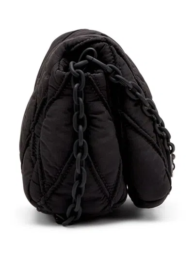 Diesel Charm-d-s-borsa A Spalla Piccola In Nylon Trapuntato In Multicolor