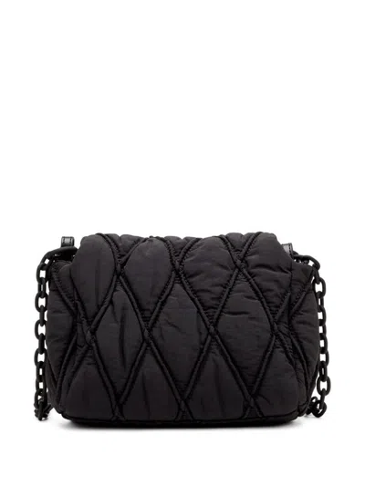 Diesel Charm-d-s-borsa A Spalla Piccola In Nylon Trapuntato In Multicolor