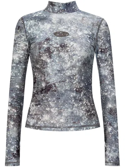 Diesel Nylon Blend Cozy Sweater In Multicolor