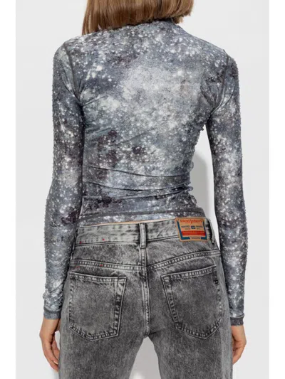 Diesel Nylon Blend Cozy Sweater In Multicolor