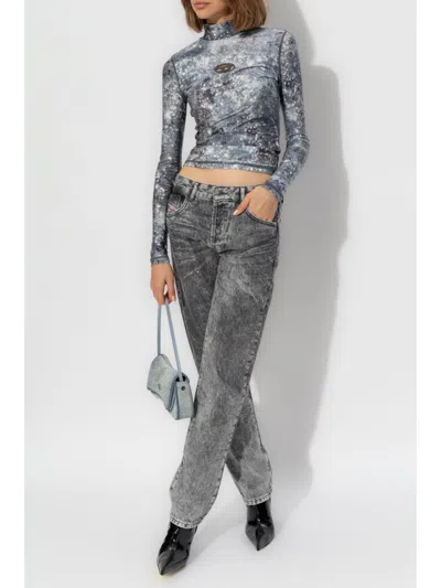 Diesel Nylon Blend Cozy Sweater In Multicolor