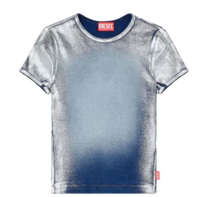 Diesel T-ele-long-q1 T-shirt In Multicolor