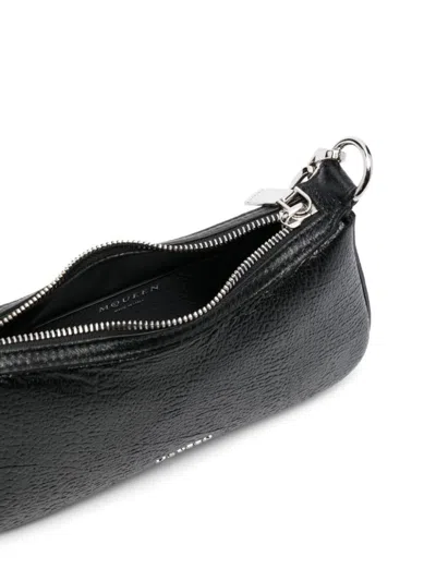 Alexander Mcqueen Alexander Mc Queen Black Top Zip Bag With Dust Bag In Black