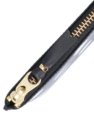 Comme Des Garçons Dot Print Wallet Accessories In Black