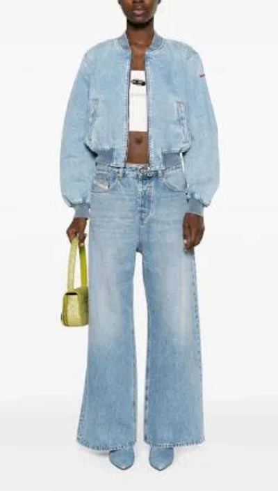 Diesel 1996 D-sire 09i29 Low-rise Wide-leg Jeans In Multicolor