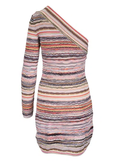 Shop Missoni Dresses In Multicolour