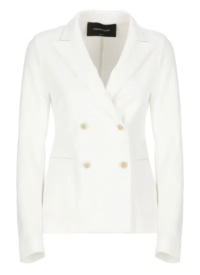 Shop Fabiana Filippi Jackets In White