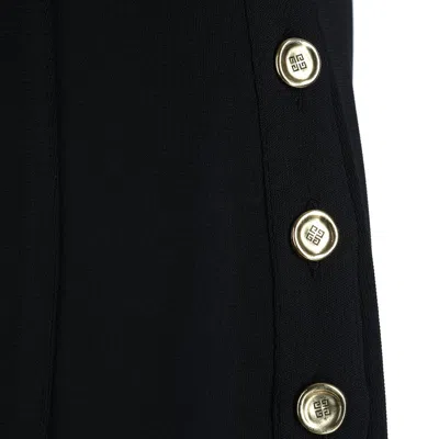 Givenchy Black Viscose Skirt In Black