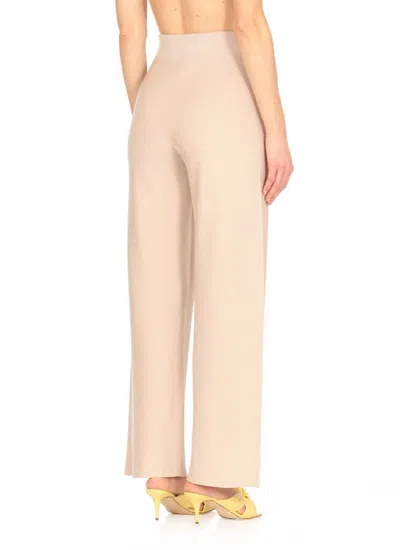Fabiana Filippi Woman Pants Blush Size 12 Virgin Wool, Viscose, Silk, Cashmere, Polyester In Powder