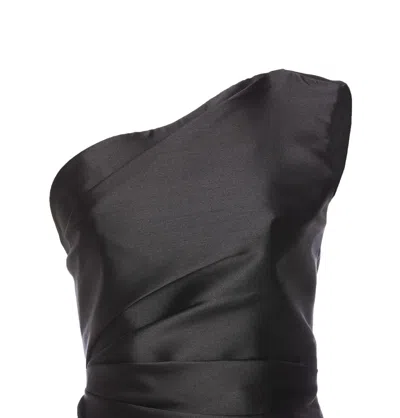 Solace London Nori Mini Dress In Black