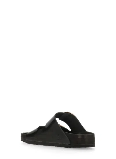 Birkenstock 'arizona Big Buckle Slide In Black