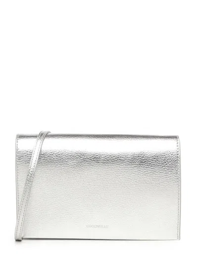 Coccinelle Silver Dandy Bag In Silver