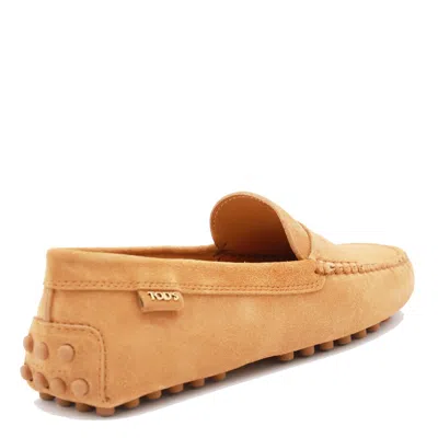 Tod's Logo-debossed Suede Loafers In Multicolor