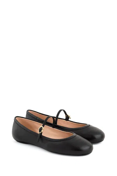 Shop Gianvito Rossi Flat Shoes In Black